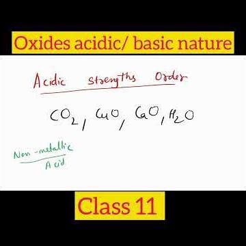 Acidic vs basic oxide #exampreparation