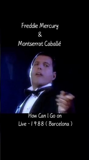 Freddie Mercury & Montserrat Caballé/ How Can l Go on - 1988 - Live ( Barcelona ) #music