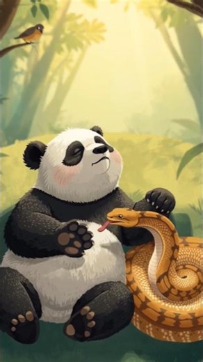 🐍🐼 Faulheitswettbewerb 🌞 | Wild Emora DE #shorts #wildemorade