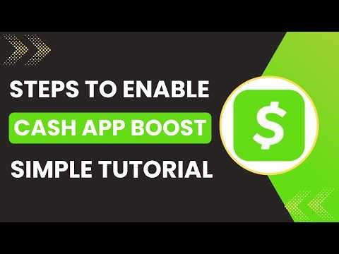 How to enable Cash App Boost