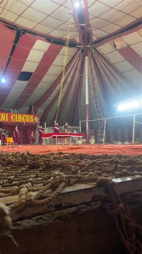 Engaging Circus Performance with Child and Performer