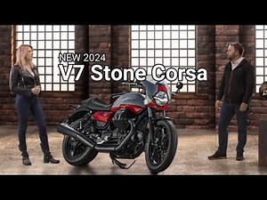 2024 NEW MOTO GUZZI V7 STONE CORSA UNVEILED | BETTER THAN KAWASAKI Z900RS CAFE