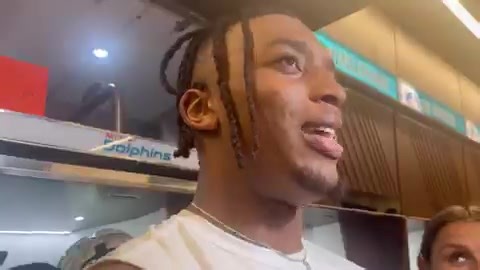 Dolphins RB Ollie Gordon II discusses the tripping call against him and the sideline argument with running backs coach Eric Studesville in the TNF game against the Ravens. | Miami Dolphins Zone