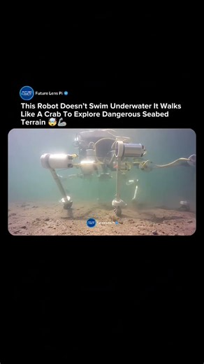 This Robot Doesn’t Swim Underwater It Walks Like a Crab to Explore the Seabed #robot #tech #shorts