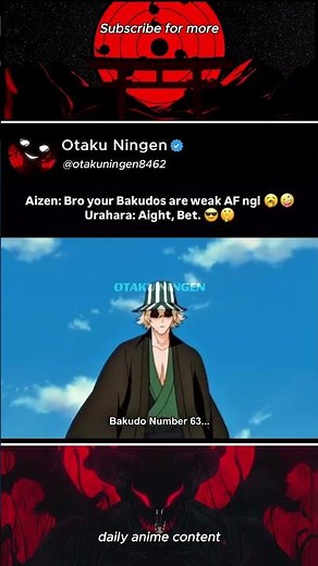 Urahara vs Aizen 💀🥶 | Bleach Ep 300 | #anime #otaku #bleach #trending #shorts #fyp #viralvideo