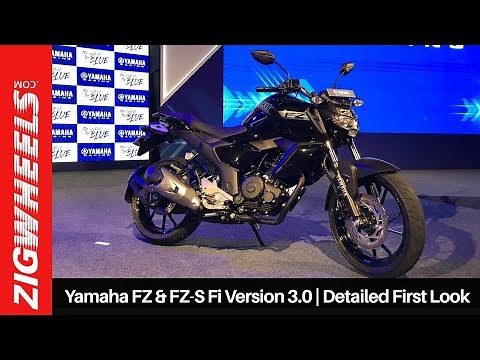 Yamaha FZ-S Fi Version 3.0 & FZ | Detailed First Look | Zigwheels.com