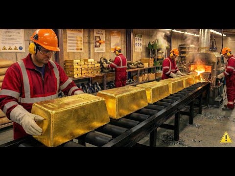 Inside a Gold Factory – From Ore to Jewellery | Full Production Process