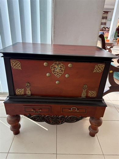 Antique Style Brass Detail Console Table Extra Large - Etsy