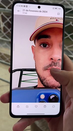 Teste camera frontal redmi note 13 #smartphone #redminote13 #redmi #celulares2024