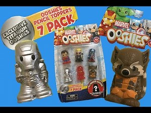 NEW MARVEL OOSHIES! Unboxing Marvel Ooshies 7 Pack Limited Edition Suprise Ooshies