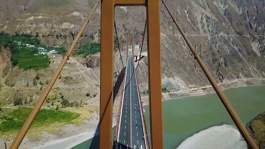 316K views · 714 shares | Jindong Bridge, a suspension bridge with the largest span across the Jinsha River that connects Yunnan and Sichuan provinces in southwest China, was completed Saturday. | CGTN | Facebook
