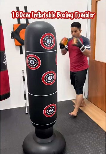 gymUP Inflatable Boxing Bag: Perfect for Training!