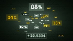 Streams Random Percentages Values This 1 库存影片视频（100% 免版税）10031918 | Shutterstock