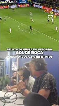 Adam Bareiro's goal for Boca against Instituto (2-0) | Cadena 3 Argentina