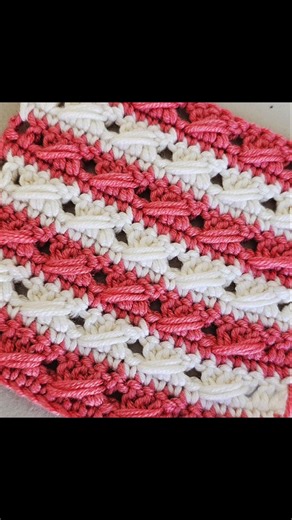 EASY Crochet Cross Over Stitch Pattern❤️ Tutorial is up #Crochet #Stitch #shorts ‪@Aviyacrochet‬