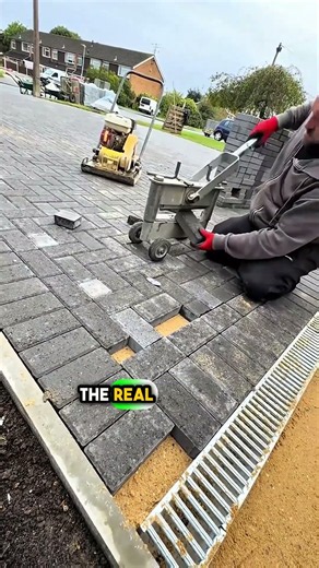 Laborer Covers Gap with Two Bricks 😍👌