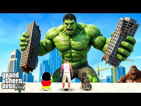 GTA V : Hulk Attack On Shinchan Franklin & Ben10 In GTA 5 !