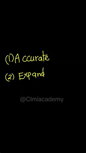 Accurate and Expand | Qaabkee ayaa labadaan Erey loo isticmaalaa. #Cilmiacademy #learnenglish