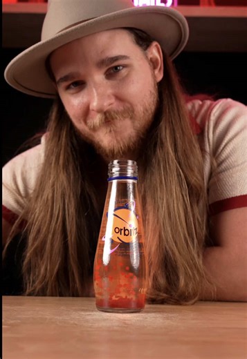 I drank an expired Orbitz bottle from 1998! Wasn’t as bad as you’d think it would of been #dokaryan #ntbtstm #orbitz #drinks #bartender