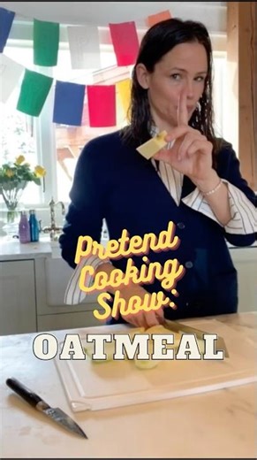 Pretend Cooking Show: Oatmeal