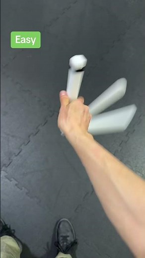 3 Levels of Butterfly Knife Tricks with Shaq-sized Balisong | Easy