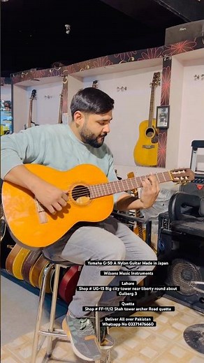 Yamaha G-50A Nylon Guitar Made in Japan #violintune #musicinstruments #guitarlesson #liveinstruments