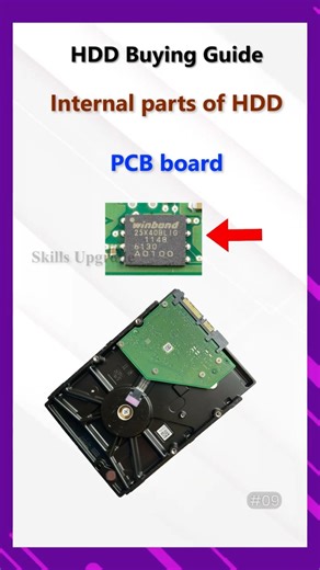 Harddisk Internal Parts #shorts #tamil #tech #tutorial #harddisk #parts #guide #skillsupgrade #pc