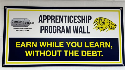 New trades wall at Algonac school helps students explore career options