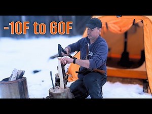 How To Heat A Tent To 60°F In -20°F Alaska (No Heater)