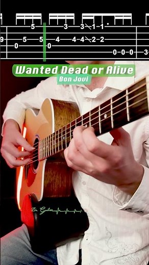 Wanted Dead or Alive - Bon Jovi | Tutorial