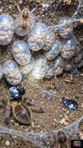 “Burrowing Spider POV: Andhere Zameen Ke Andar Ek Secret Colony Ka Sach” #socialspiders #spidery