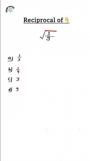 What is Reciprocal ❓🤔|| How to Calculate Reciprocal? #basic #maths #calculus
