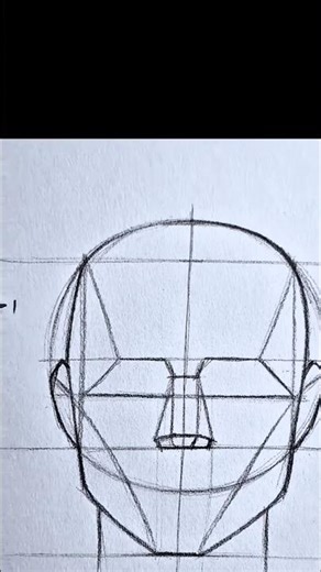 Loomis Portrait in 30 Seconds! ✏🔥 Beginner-Friendly Method Explained | #ArtistRam58 #artshorts