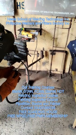 2.6K views · 53 reactions | Our Training Courses, SMAW, GTAW, FCAW, GMAW, NDT, Welding Inspector Course, Painting Inspector, Pipefitter, Blaster and Painter Contact 09437065155 if interested. FREE BOARDING HOUSE, FREE WPQT, FREE PWFS MEMBERSHIP | HEATS SCHOOL OF WELDING TECHNOLOGY INC. | Facebook