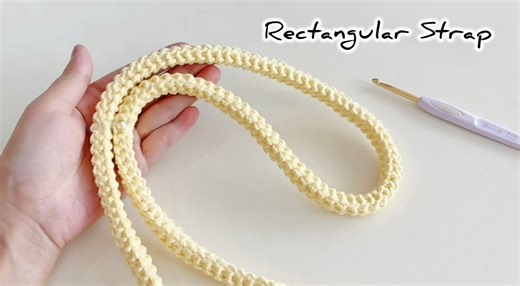 Learn how to make a rectangular crochet strap that stays strong and keeps its shape! Perfect for tote bags, crossbody bags, or camera straps. Watch the full tutorial later and follow for more crochet ideas. #CrochetTutorial #RectangularStrap #DIYCrochet #HandmadeBag #CrochetForBeginners #CraftLife #CrochetInspiration | Jonalyn B. Mangunay