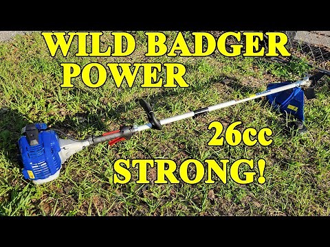 Wild Badger Power 26cc String Trimmer/edger and brush cutter review