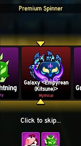 Rolling RAREST GALAXY KITSUNE In Blox Fruits