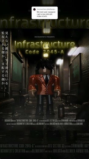 🔥 Infrastructure Code 2045-A 🔥 #roblox #gfx #shorts #アニメ #日本 #ゲーム #編集 #japan #ポスター #fyp #jp #anime