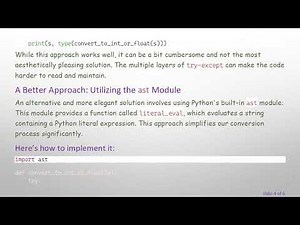 Efficiently Converting a String into a Number in Python