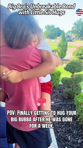 Big Bro's Unbreakable Bond with Little Sis Hugs, Giggles & Guardian Vibes#BigBrotherSister #love