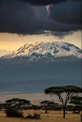 Kilimanjaro's Three Cones: A Geological Wonder #geology #science