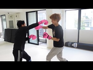 はじめしゃちょーに格闘技教えてスパーリングしてみた