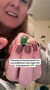 955K views · 91K reactions | This Little Frog Prank may be the best thing I’ll do this holiday season— sorry Andy. 﫣 #familyfun #holidays #silly #prank #frogs | Kim Gamez | Facebook