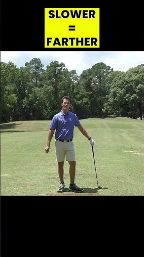 The Slower You Swing the Farther It Goes