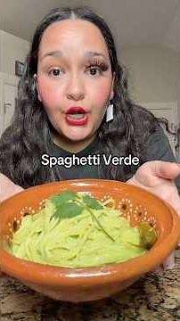 Green Spaghetti Recipe | Creamy Mexican Espagueti Verde