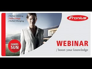 Webinar: Fronius Solar.web La mejor plataforma de supervision y monitoreo para plantas fotovoltaicas