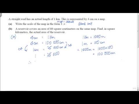 GCE O-Level E-Maths: Scale & Map Introduction