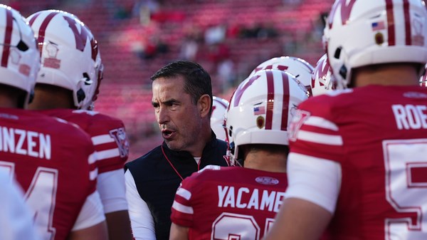 How Wisconsin's Ricardo Hallman handles 'outside noise' about Luke Fickell's job security