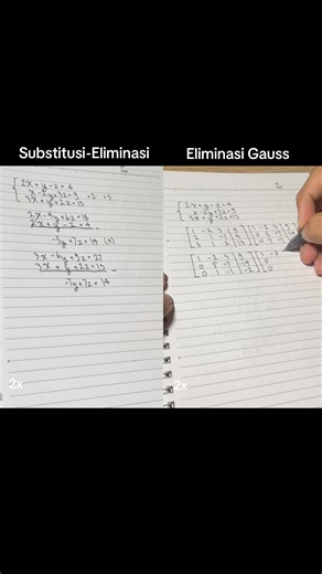 2 Cara Selesaikan Persamaan Linear 3 Variabel: Substitusi-Eliminasi vs Gauss