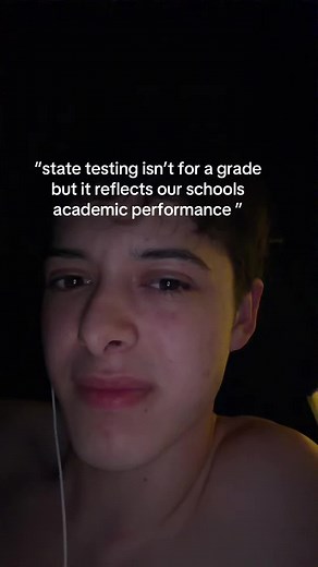 like why would I study for a test I’m not getting graded for? LMAO || #statetesting #highschool #genz #fyp #mrdrayven